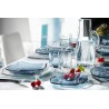 Bol salata sticla Bormioli Nettuno albastru 23 cm 