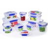 Cutie alimente din plastic dreptunghiulara cu capac Sistema KLIP-IT 1.2L 4