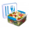 Cutie alimente+tacamuri din plastic Sistema Lunch Plus To Go 1.2L 3