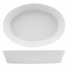 Platou oval portelan alb Yalco GG 21 cm 