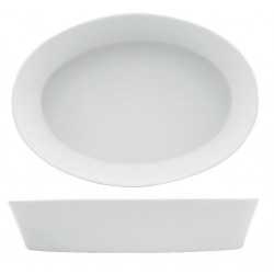 Platou oval portelan alb Yalco GG 21 cm