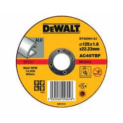 Disc aluminiu 125x1.6x22.2mm T1  S DeWalt - DT42360