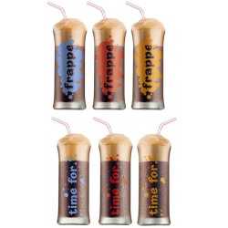 Pahare frappe Yalco set 3 buc