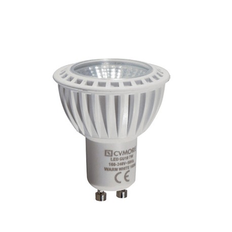 Bec spot LED CVMORE lumina calda 7W GU10 560 lm clasa energetica A+ – GU10.00090 CVMORE imagine 2022 by aka-home.ro