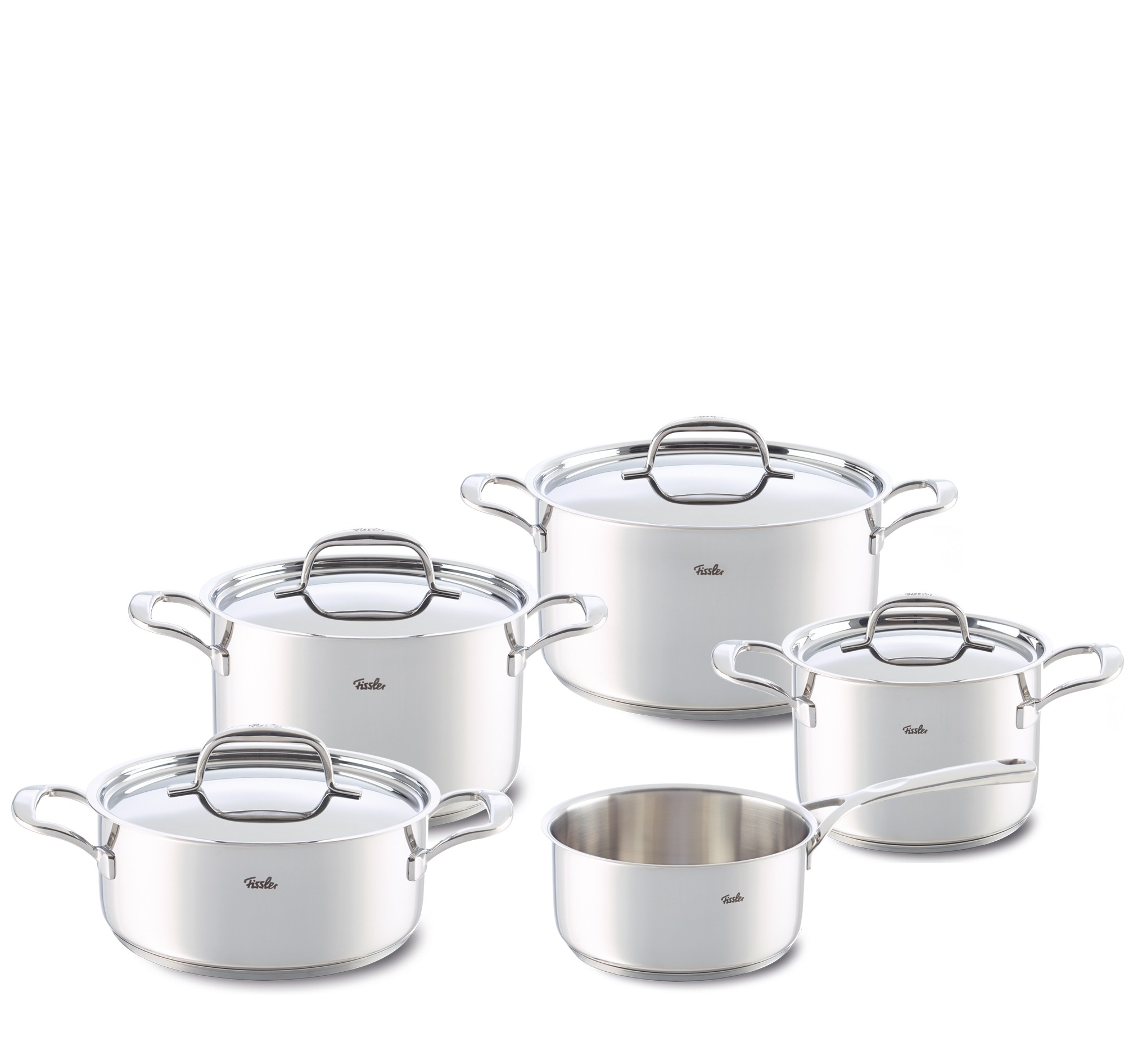 Set oale inox 9 piese Fissler Riva Fissler imagine 2022 by aka-home.ro