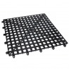 Suport scurgere pahare polipropilena APS Negru 33x33 cm