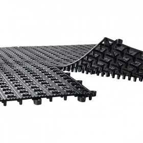 Suport scurgere pahare polipropilena APS Negru 33x33 cm