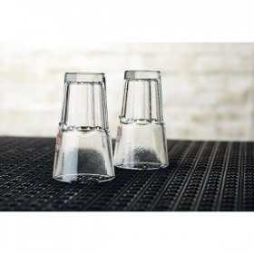 Suport scurgere pahare polipropilena APS Negru 33x33 cm