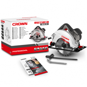 Circular de mana  Crown CT15187-165 profesional 1200W 165mm 5500rpm