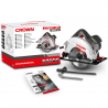 Circular de mana Crown CT15187-165 profesional 1200W 165mm 5500rpm