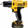 Masina de insurubat si gaurit, cu percutie, DeWALT, DCD710C2, cu acumulator, 10.8 V
