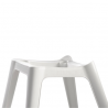 Scaun de terasa, picioare din plastic, Keter, colectie Akola, alb, dimensiuni 55.2 x 56.7 cm 