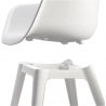 Scaun de terasa, picioare din plastic, Keter, colectie Akola, alb, dimensiuni 55.2 x 56.7 cm 