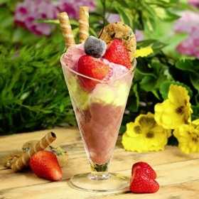 Cupa sticla desert Bormioli Gelato 280 ml