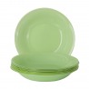 Farfurie adanca sticla Bormioli Tone Green New Acqua Verde 23 cm 