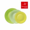 Farfurie adanca sticla Bormioli Tone Green New Acqua Verde 23 cm 