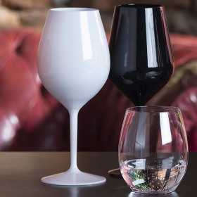 Pahar vin policarbonat alb Gold Plast Redone 510 ml