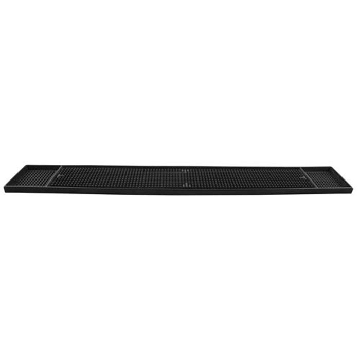 Suport negru bar scurgere pahare silicon Alpha Venue 65.5 x 8 x 1.5 cm