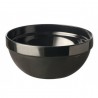 Bol melamina negru APS 20 cm 