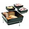 Bol melamina negru APS 25.5x25.5x12cm 