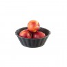 Cos paine sau fructe negru rotund polipropilena APS 20 cm 