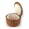 Cos de oua rotund rattan APS 26 x 17 cm 