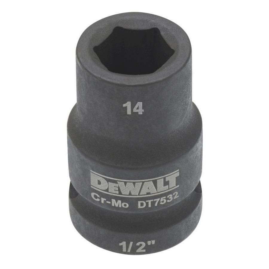 Cheie tubulara de impact 1/2 DeWalt 14 mm – DT7532 de la yalco imagine noua