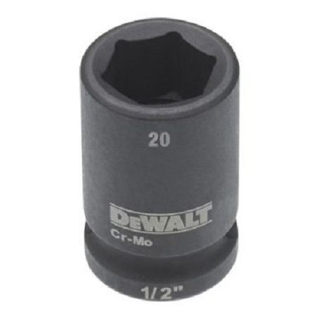 Cheie tubulara de impact 1/2 DeWalt 20 mm – DT7538 DeWalt