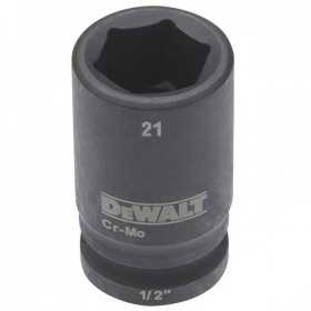 Cheie tubulara de impact 1/2 DeWalt 21 mm - DT7539