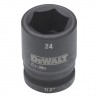 Cheie tubulara de impact 1/2 DeWalt 24 mm - DT7541