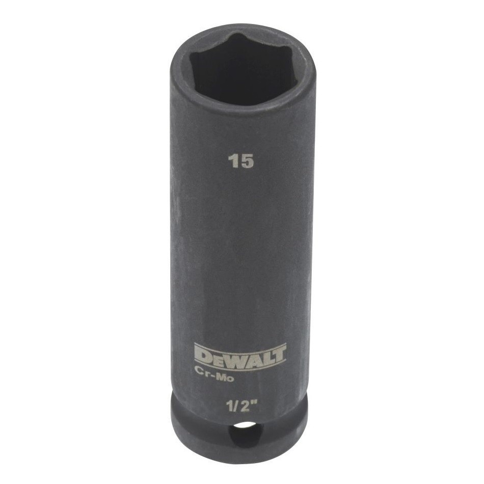 Cheie tubulara de impact adanca 1/2 DeWalt 15 mm – DT7549 DeWALT