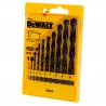 Set 10 burghie DeWALT DT5911 metal HSS-R 1-10mm