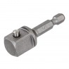 Adaptor DeWALT DT7512 impact de la HEX 1/4" la patrat 1/2" 52mm