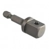 Adaptor DeWALT DT7512 impact de la HEX 1/4" la patrat 1/2" 52mm