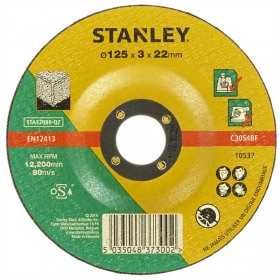 Disc abraziv Stanley STA32080, piatra/ciment, 125 x 22 x 3.2 mm