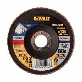 Disc lamelar XR FlexVolt pentru polizare inox 125x22.23mm 80gr DeWalt - DT99585