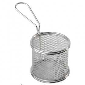 Cos servire cartofi prajiti inox APS 9 x 8.5 x 6.5 cm