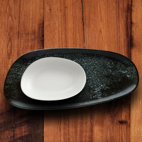 Platou rectangular portelan Bonna Cosmos 36 cm