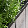 Jardiniera gradina polipropilena Keter Sequoia Duotech, imitatie lemn, gri, dreptunghiulara, pentru plante, fara farfurie, rezistent UV, 131x57x50 cm, 116 L