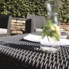Set mobilier de gradina, polipropilena, Keter Corona, pentru terasa, masuta dreptunghiulara, 1 canapea 2 locuri, 2 fotolii, culoare graphite, rezistent la UV si intemperii 