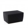 Set mobilier de gradina, polipropilena, Keter Corona, pentru terasa, masuta dreptunghiulara, 1 canapea 2 locuri, 2 fotolii, culoare graphite, rezistent la UV si intemperii 