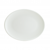 Platou oval portelan Bonna Iris White 36 x 28 cm 