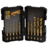 Set 10 burghie de Impact Titanium Extreme DeWalt - DT50050