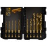 Set 10 burghie de Impact Titanium Extreme DeWalt - DT50050