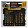 Set 10 burghie de Impact Titanium Extreme DeWalt - DT50050