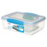 Set 2 cutii depozitare alimente Sistema TO GO 2L si 1L 