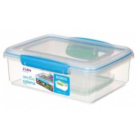 Set 2 cutii depozitare alimente Sistema TO GO 2L si 1L