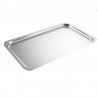 Platou inox rectangular cu capac negru 44 x 32 x 20.5 cm APS 