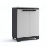 Dulap 2 usi pentru reciclare gri Keter Split Basic 68x39x85 cm 