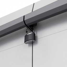 Dulap 2 usi pentru reciclare gri Keter Split Basic 68x39x85 cm